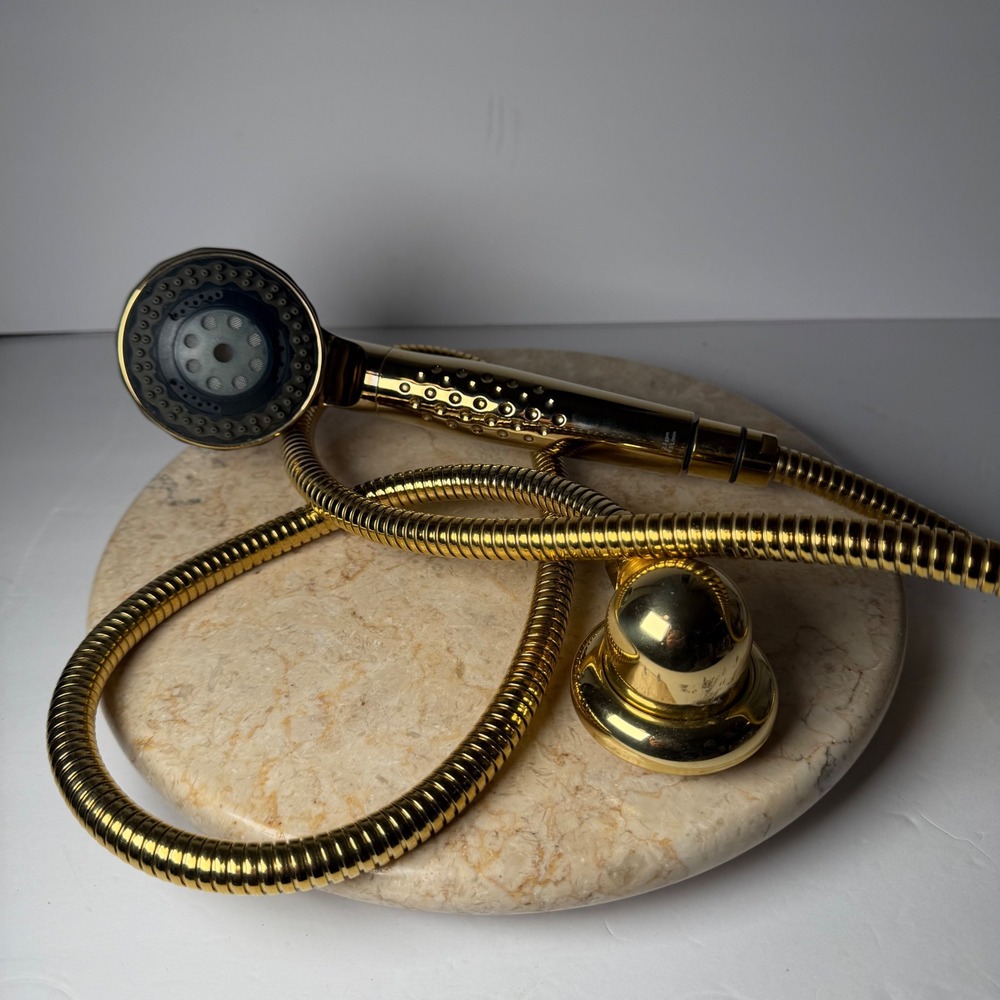 Kohler Handheld Shower Head Gold Multi-Function 2.5 GPM with Hose & Bracket